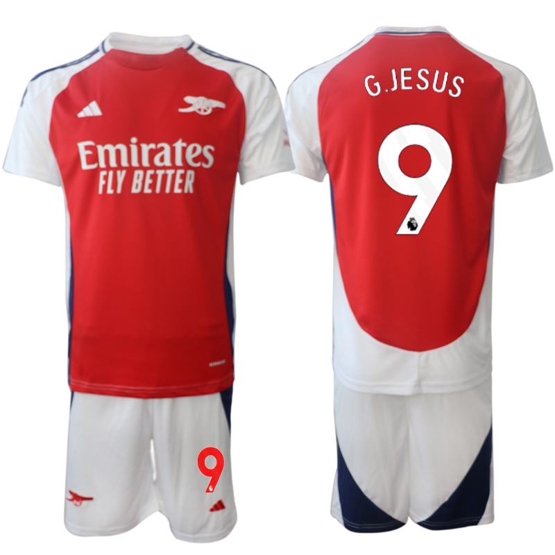 Men 2024-2025 Club Arsenal home Red #9 Soccer Jersey->customized soccer jersey->Custom Jersey